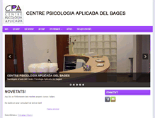 Tablet Screenshot of centrepsicologiaplicada.com